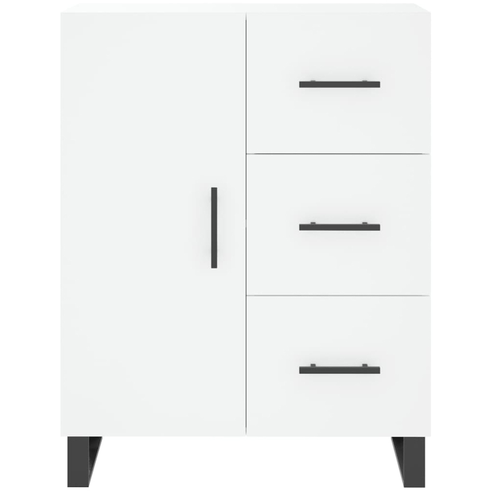 vidaXL 3 Door 3 Drawer White Highboard Image 8
