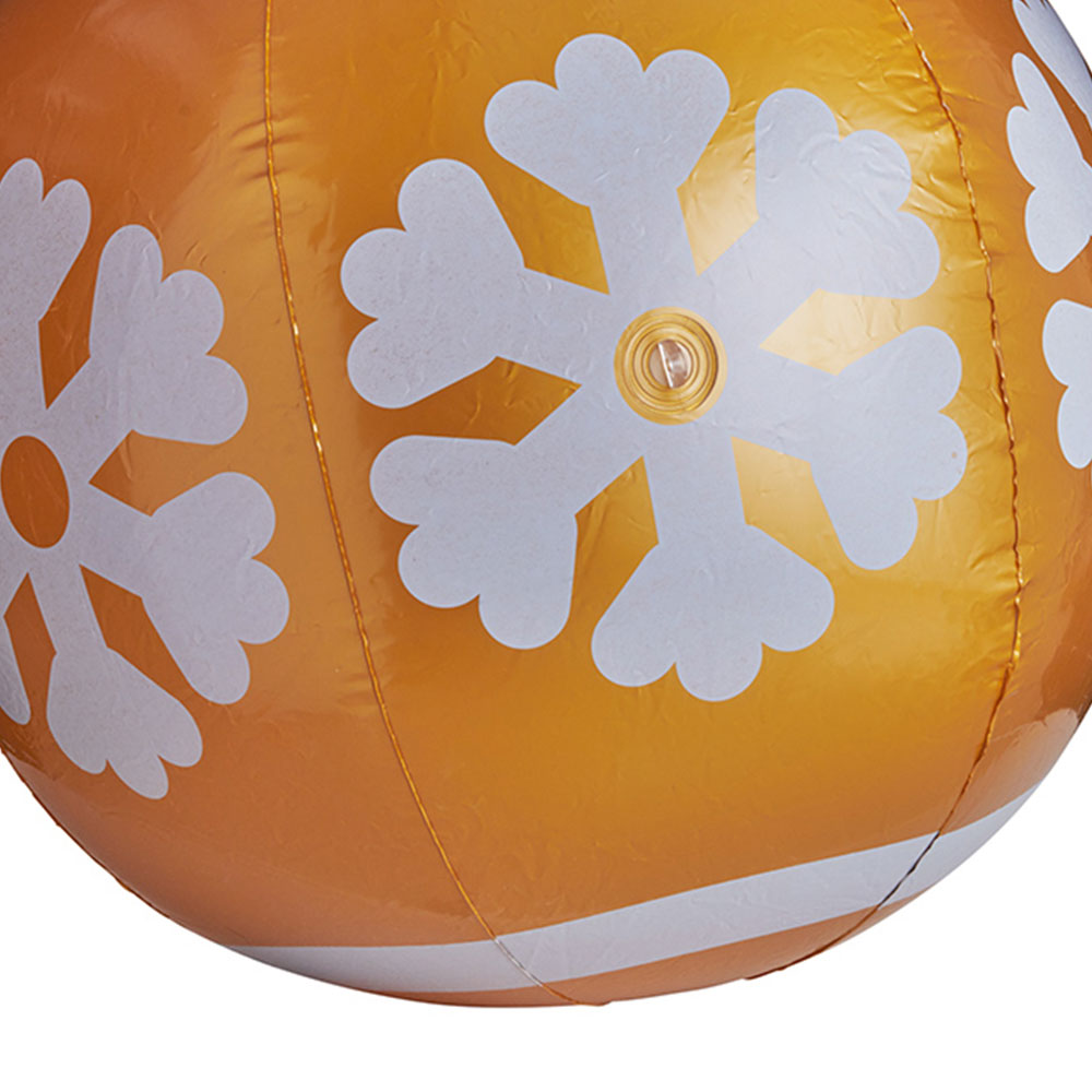 Inflatable 60cm Gold Bauble Image 6