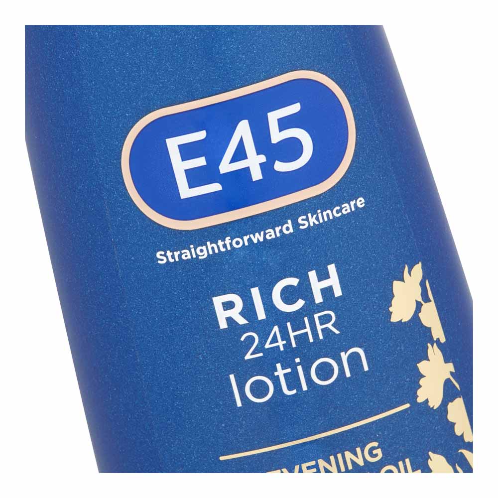 E45 Rich 24 Hour Evening Primrose Oil Lotion 200ml Wilko