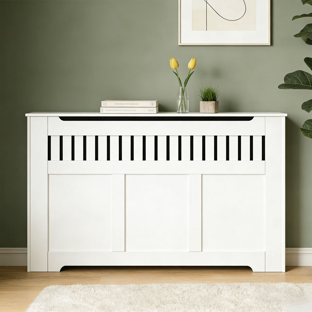 Sorrento Radiator Cover White Image 3