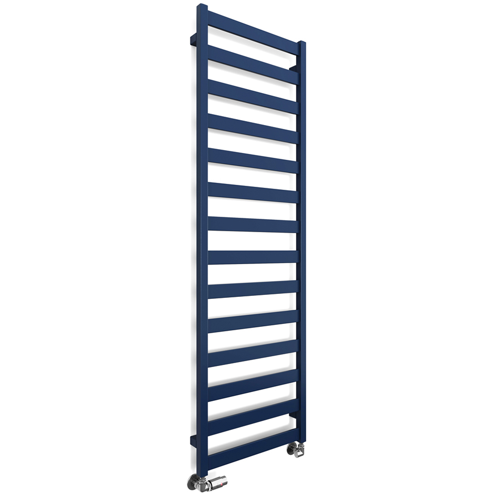 Terma Vivo Denim Blue Heated Towel Rail 2019 BTU 1630 x 500mm Image 1