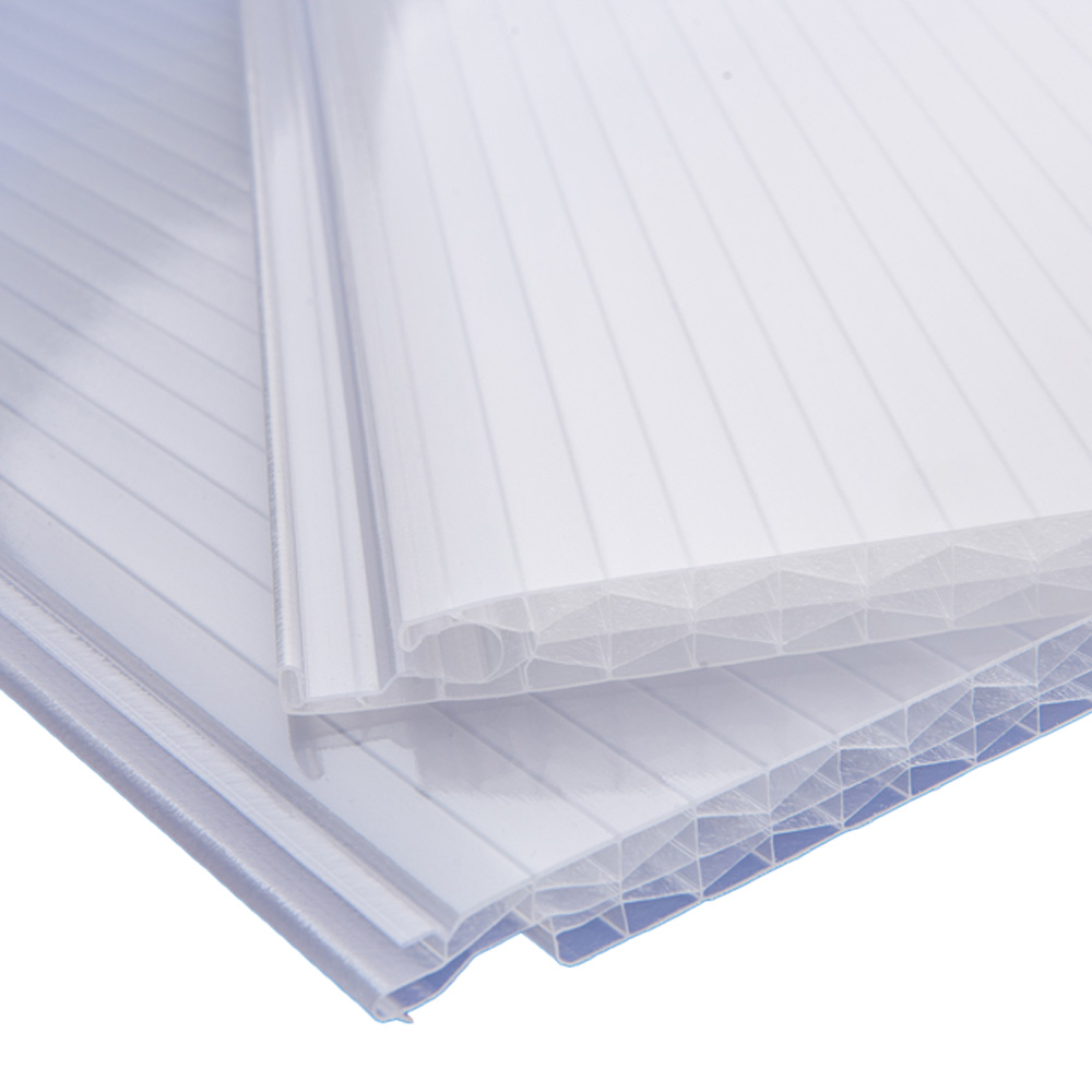 Corotherm Clickfit 16mm Opal Polycarbonate Sheet Roofing Panel 4000 x 500mm Image 1