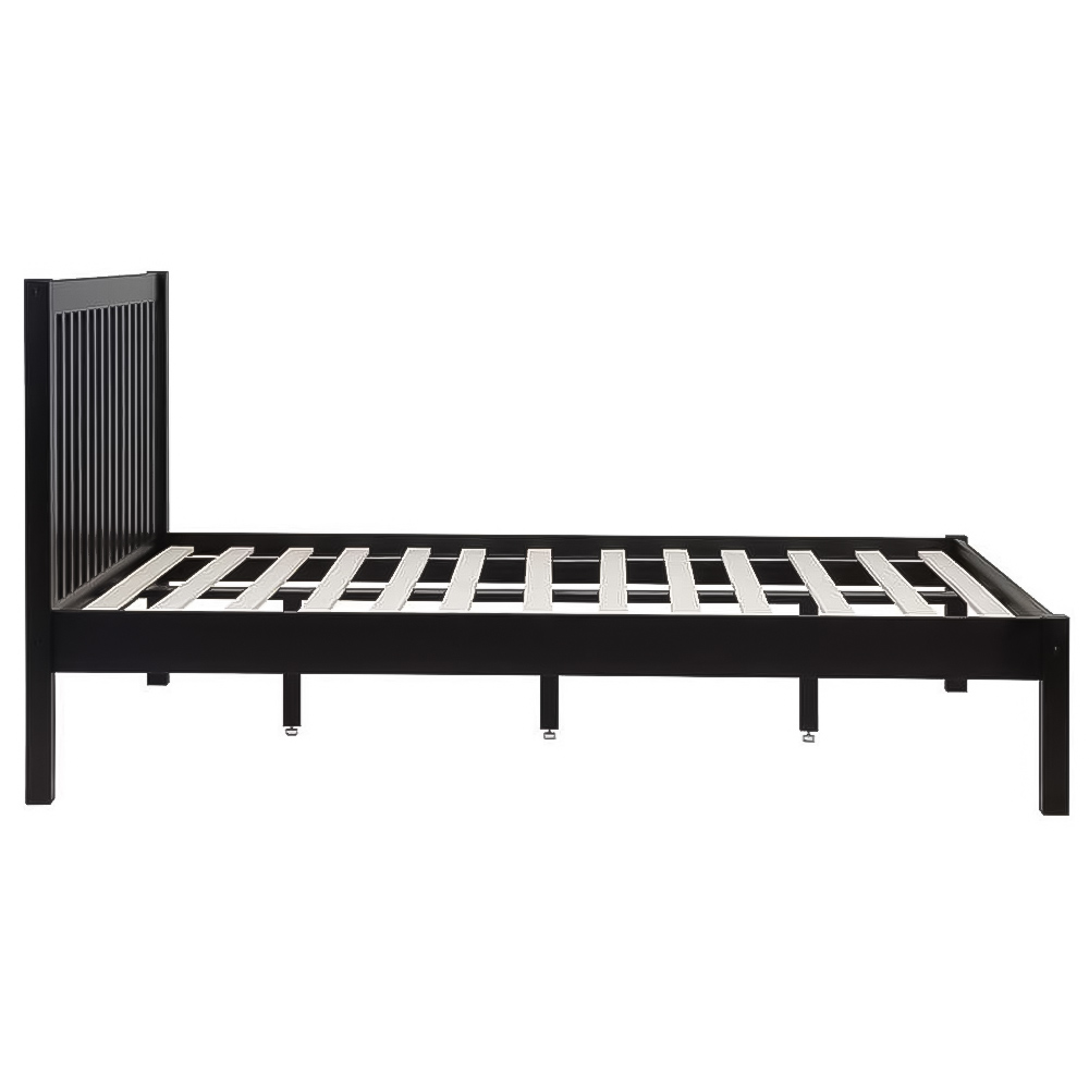 Nova King Size Black Solid Pine Bed Frame Image 4