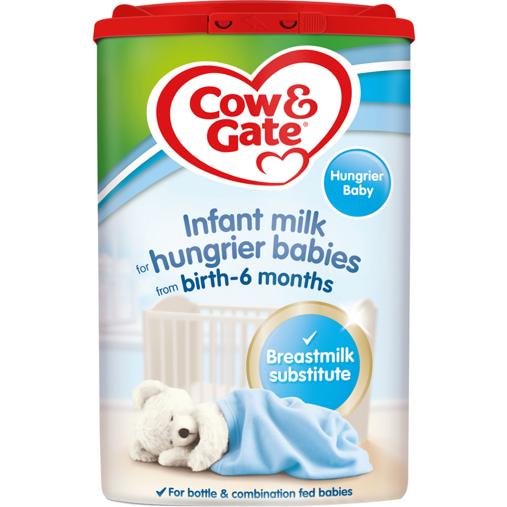 Cow & Gate Infant Milk Hungrier Babies 800g Image