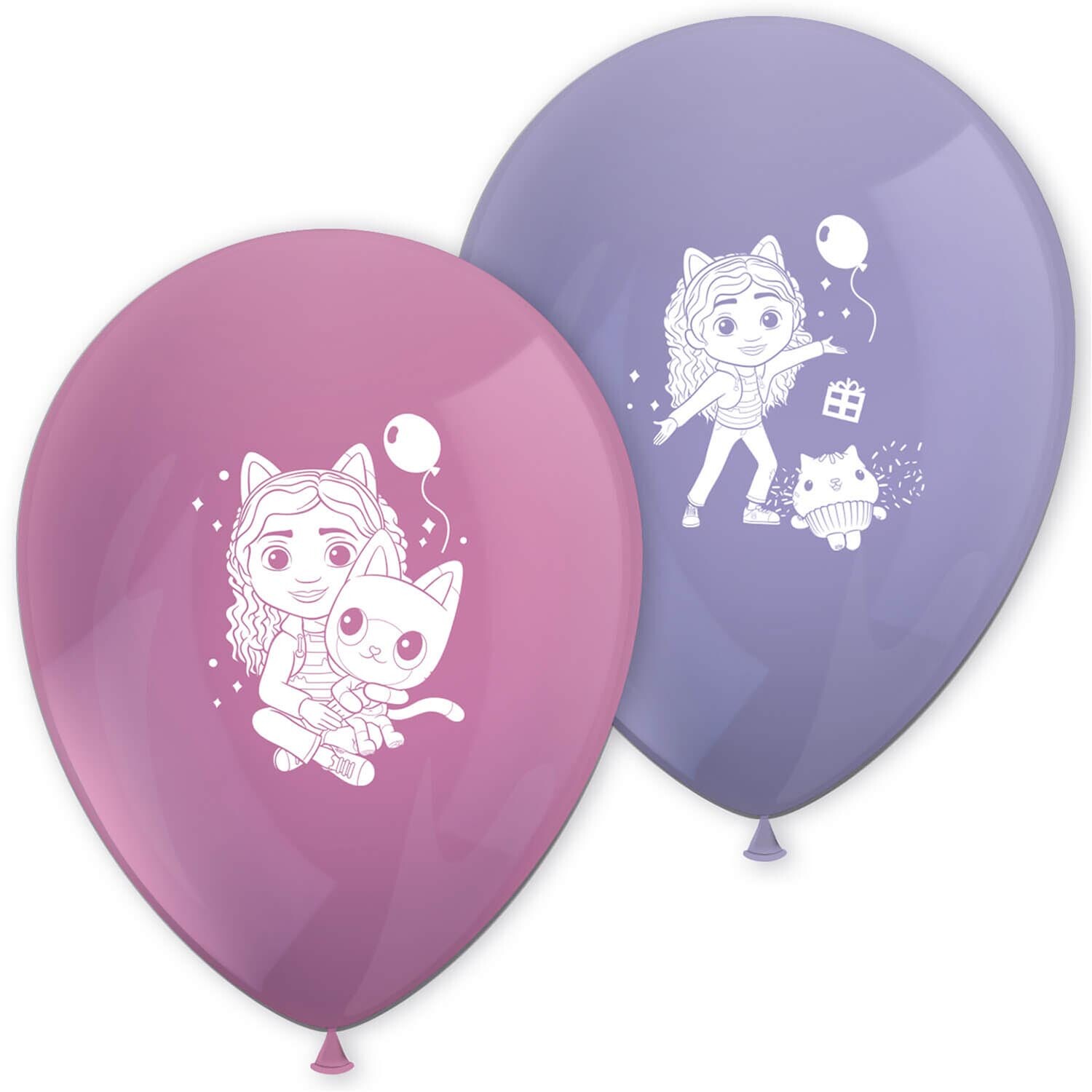 Gabby's Dollhouse Balloons 8 Pack Image