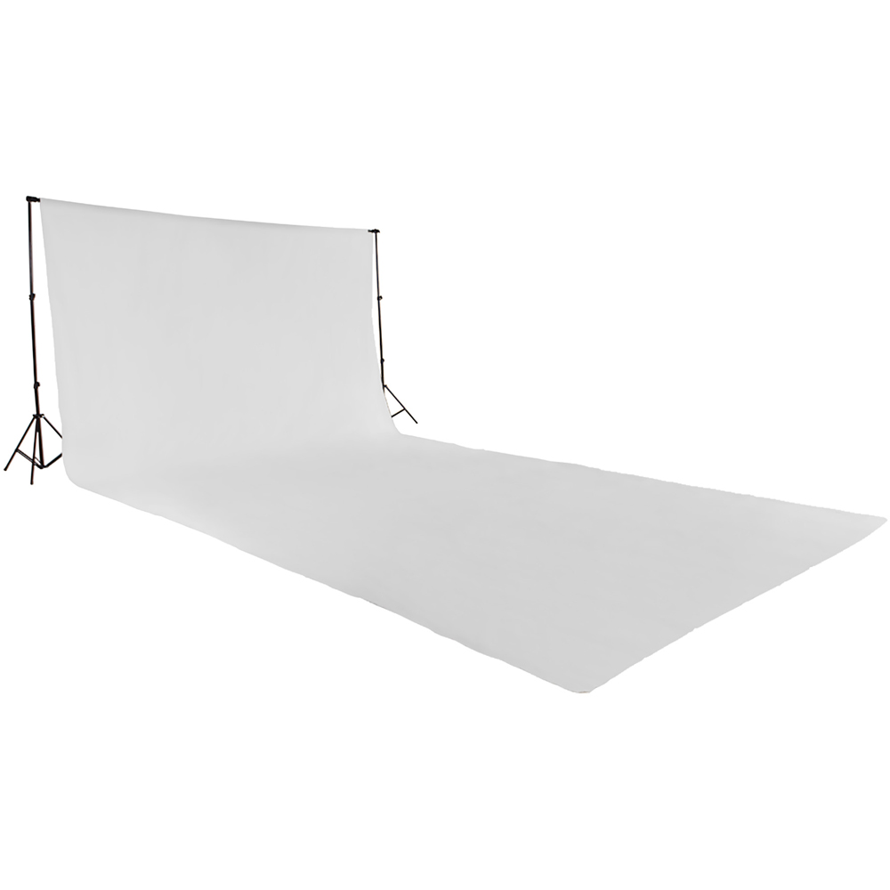 tectake White Large Photography Backdrop System with Carry Bag 3 x 6m Image 4