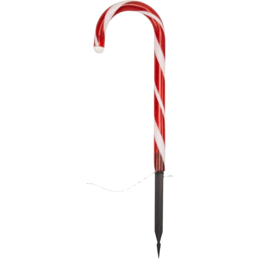 Samuel Alexander 6 Piece LED Red and White Stripe Christmas Candy Cane Light Set Image 3