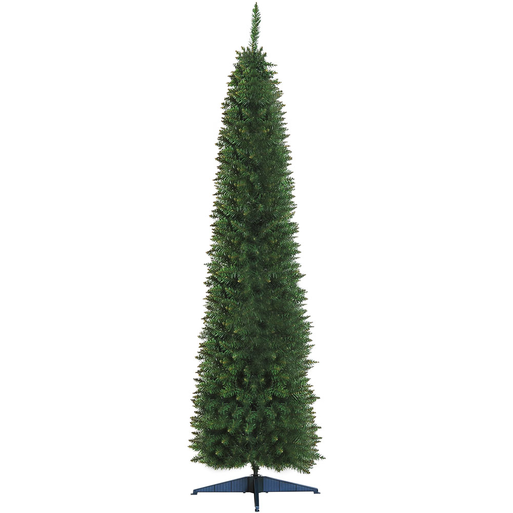 Everglow Green Artificial Christmas Pine Tree 6.8ft Image 1