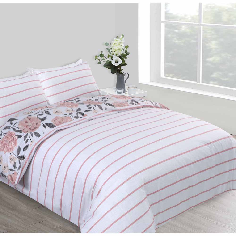 Wilko British Floral Single Duvet Set King Size Wilko