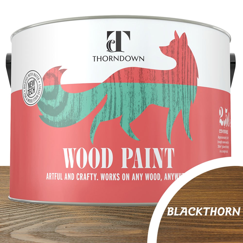 Thorndown Blackthorn Satin Wood Paint 2.5L Image 4