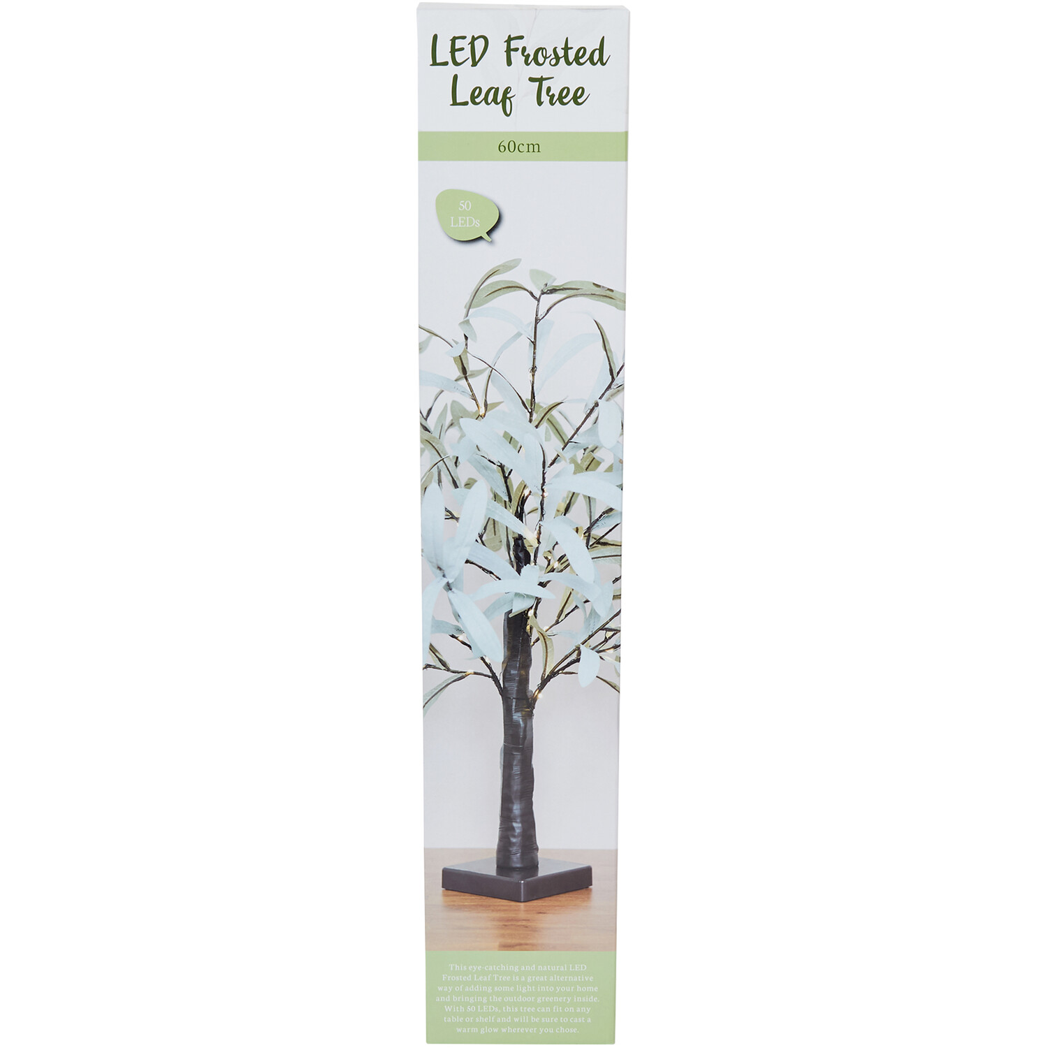 LED Frosted Leaf Tree Image 1