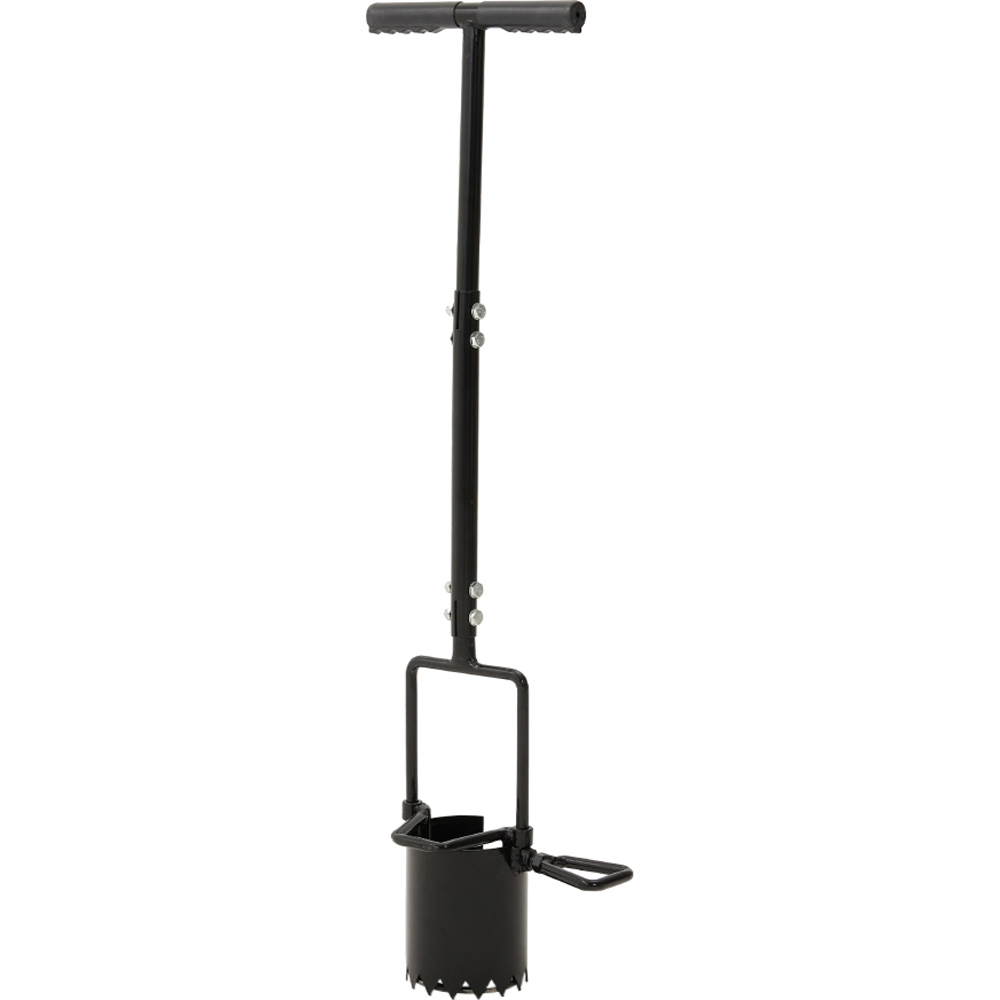 Living and Home Dual Pedal Long Handled Bulb Planter Image 1