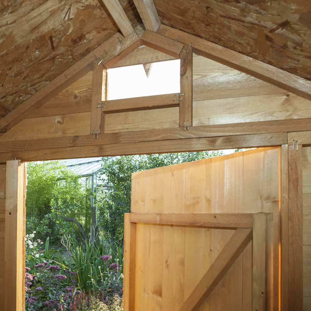 Rowlinson 6 x 4ft Dip Treated Shiplap Shed Image 3