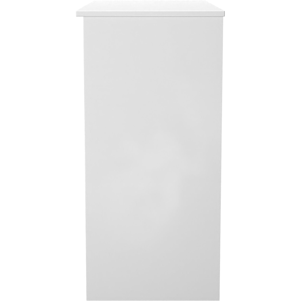 Crowndale Contrast 3 Drawer Dusk Grey and White Vanity Dressing Table Ready Assembled Image 3