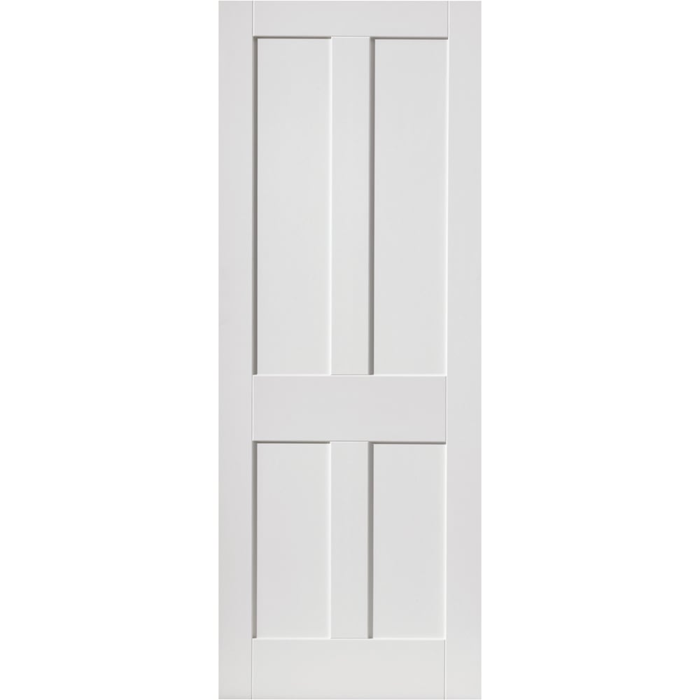 JB Kind Rushmore Shaker White Primed Internal Door 1981 x 610mm Image 1