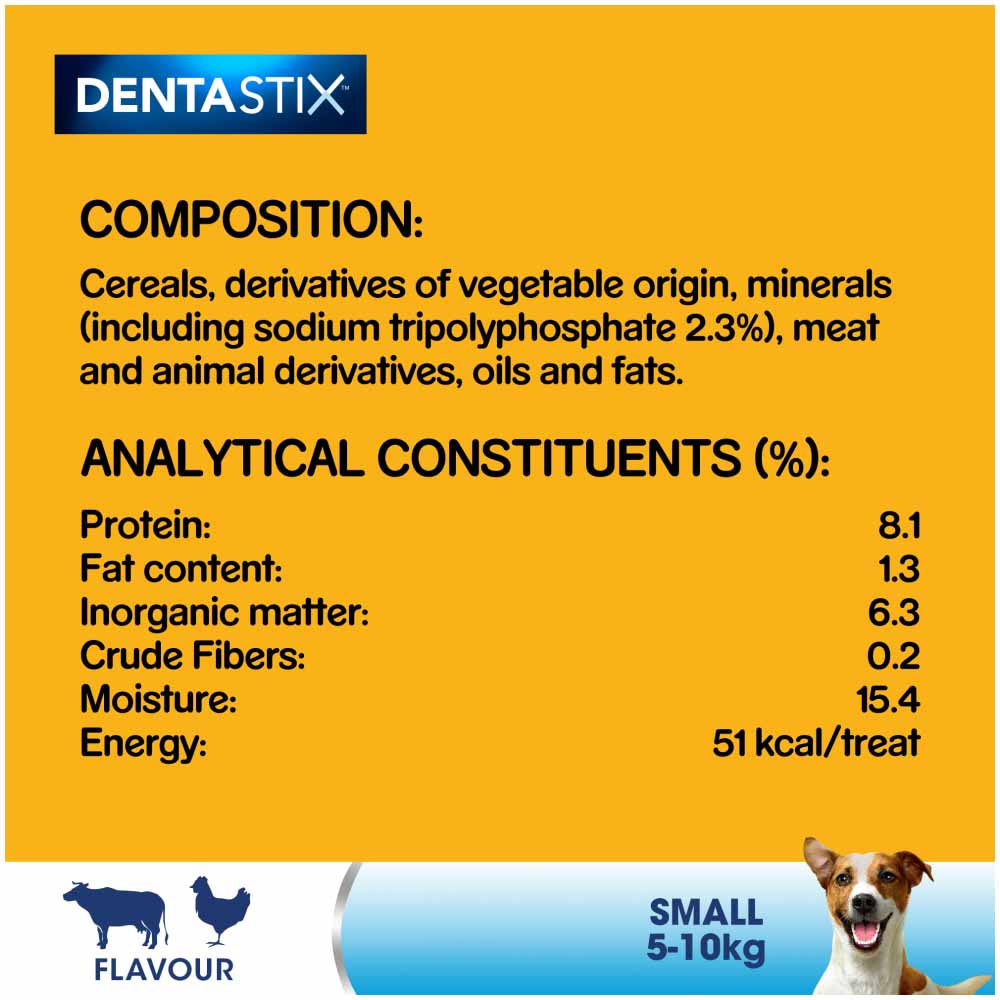 Pedigree 35 Pack Dentastix Daily Adult Small Dog Treats 550g Image 7