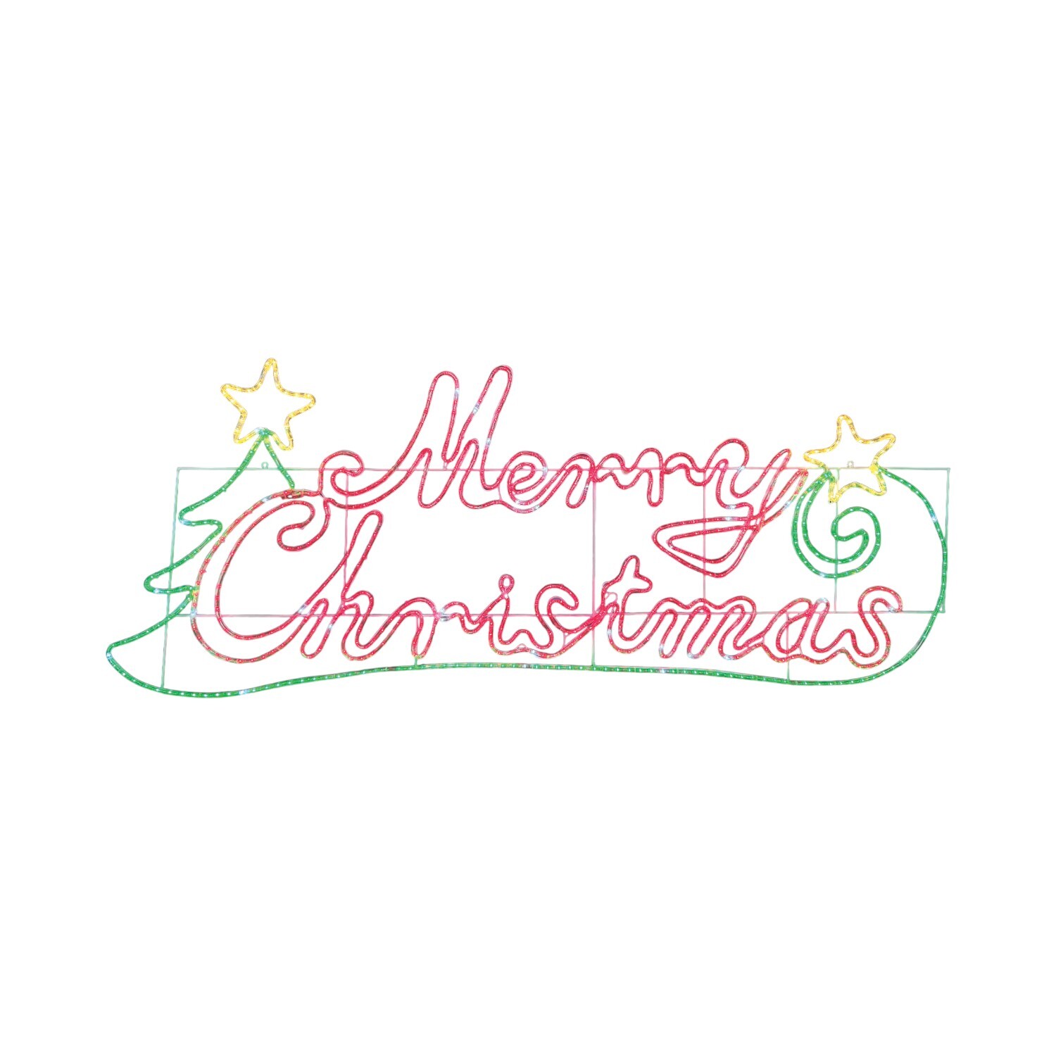 Merry Christmas Festive Rope LightMulticolour Image