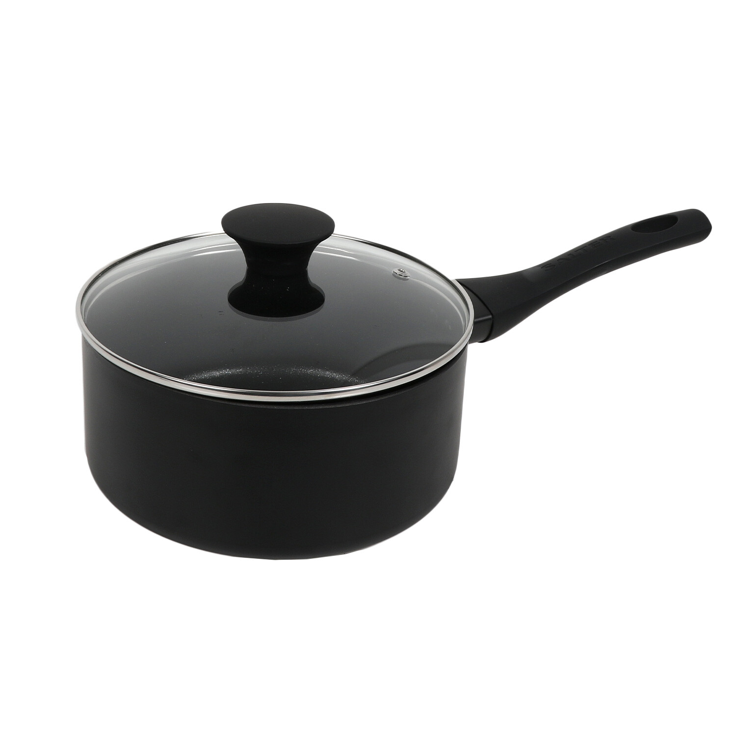 Salter 20cm Black Premium Essentials Saucepan Image 2