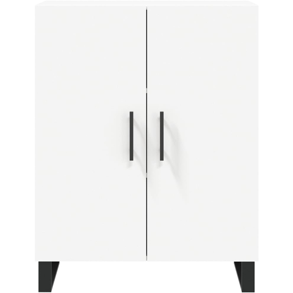vidaXL 4 Door White Highboard Image 8