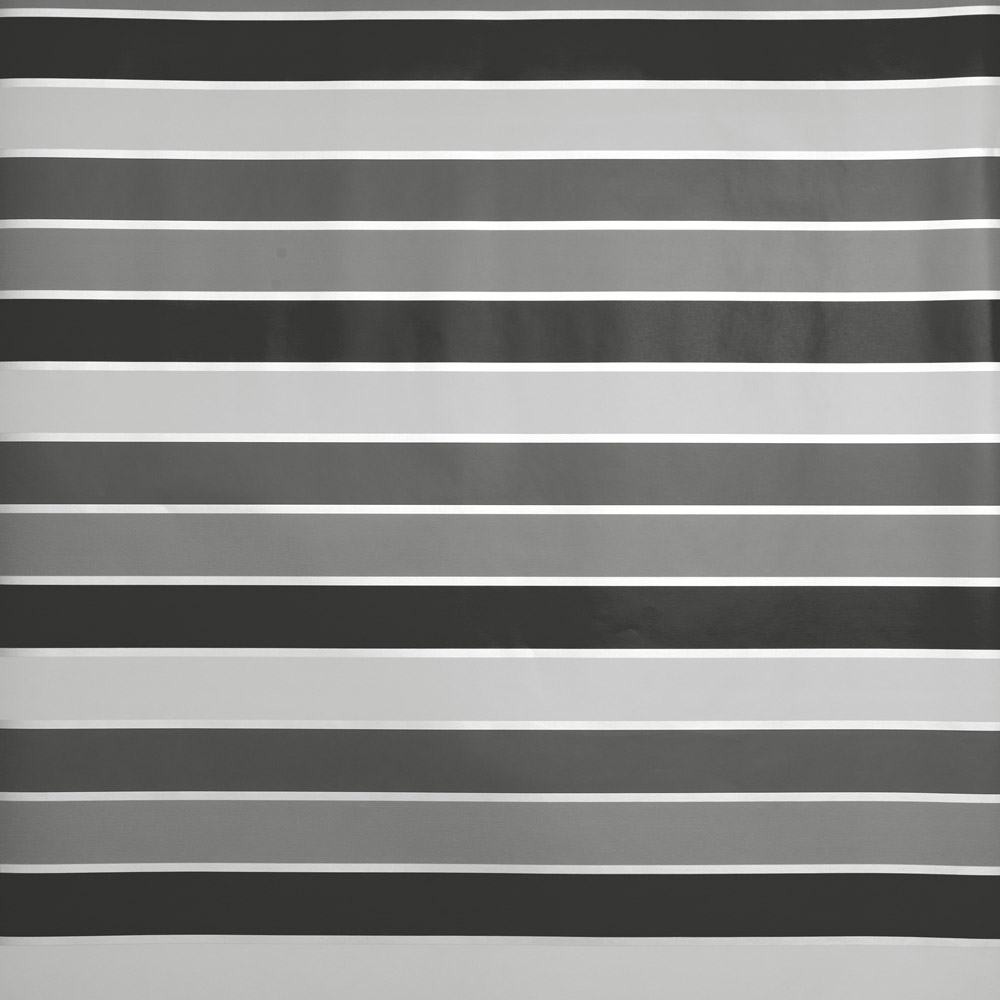Wilko 3m Black Stripe Roll Wrap Image 1