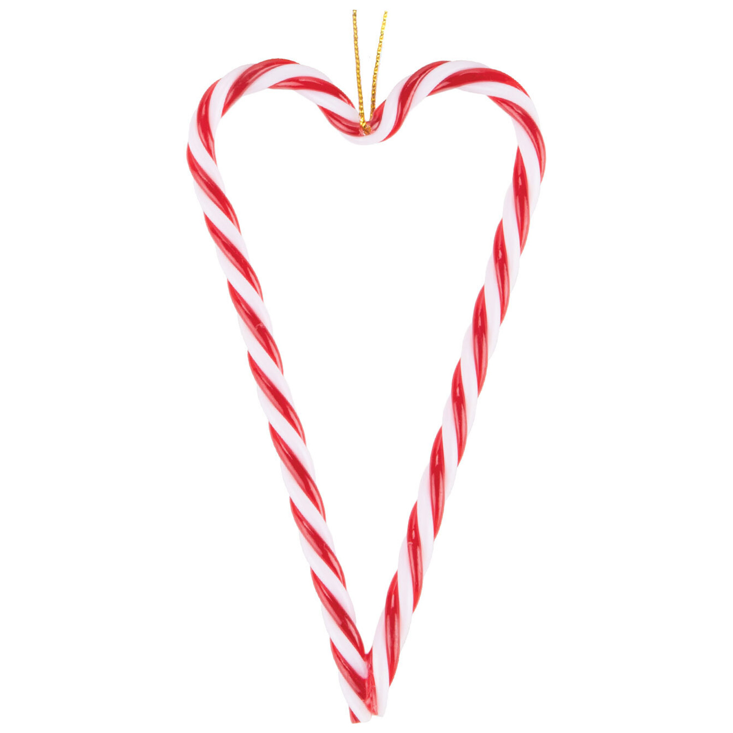 Candy Cane Lane Heart Hanging Christmas Decoration Image
