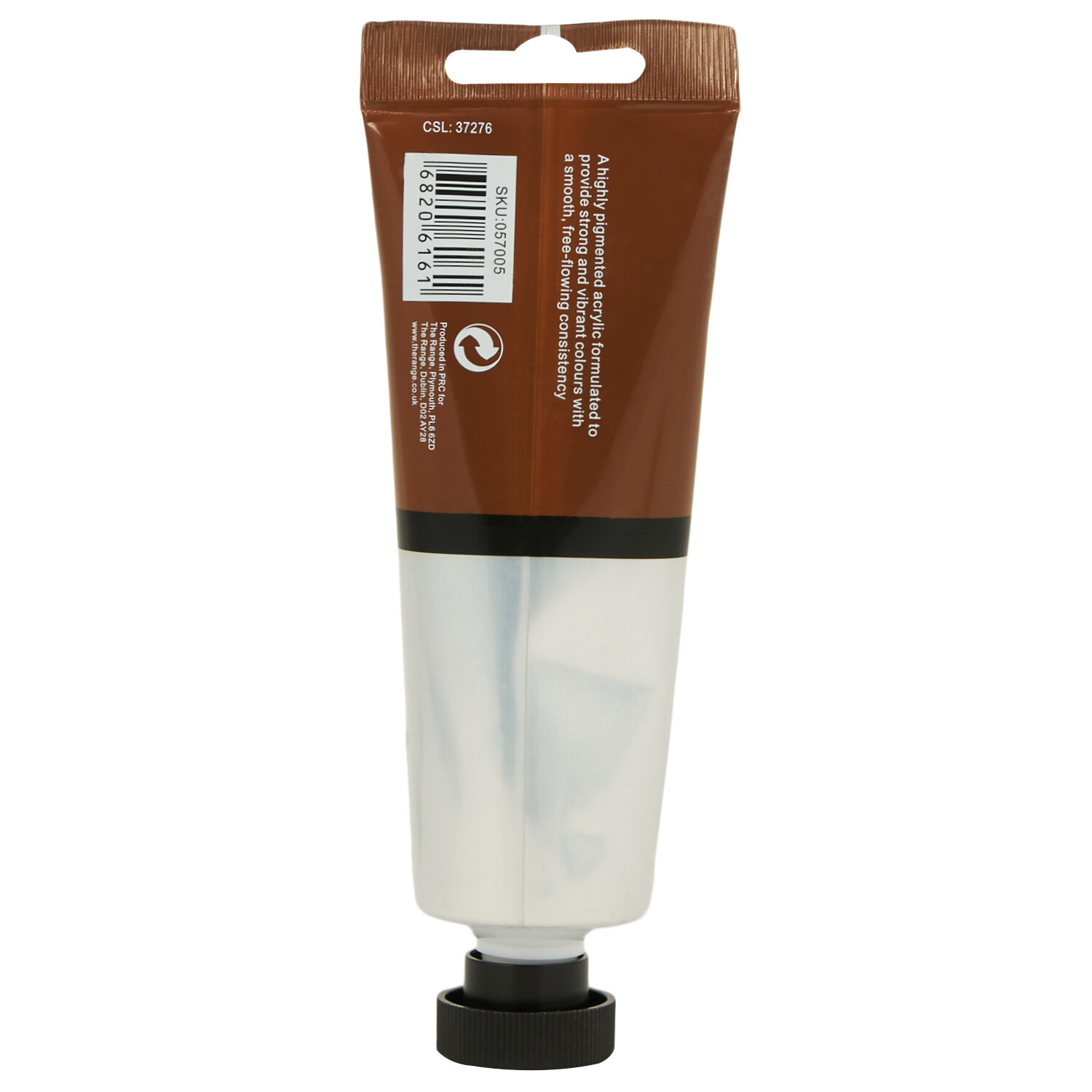 Art Studio Premium Acrylic Paint - Burnt Umber Image 2