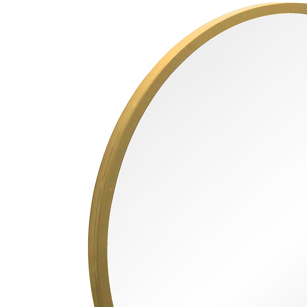 MirrorOutlet The Circulus Gold Framed Circular Wall Mirror 84 x 80cm Image 5