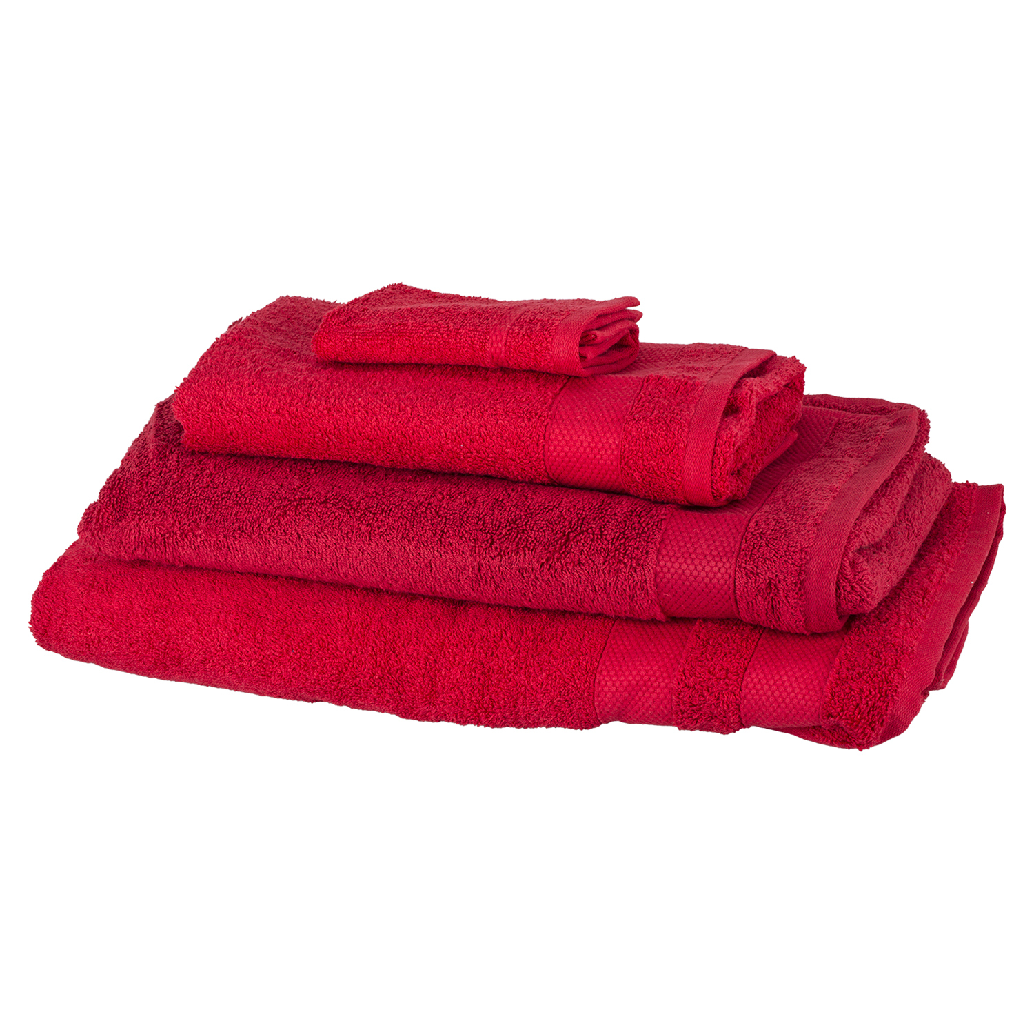 Egyptian Cotton Hand Towel - Red Image