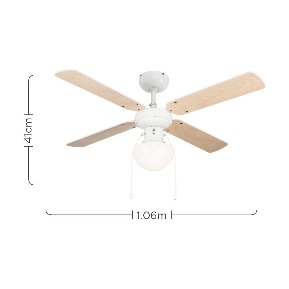 ValueLights Nimrod 42 inch Ceiling Fan Image 9