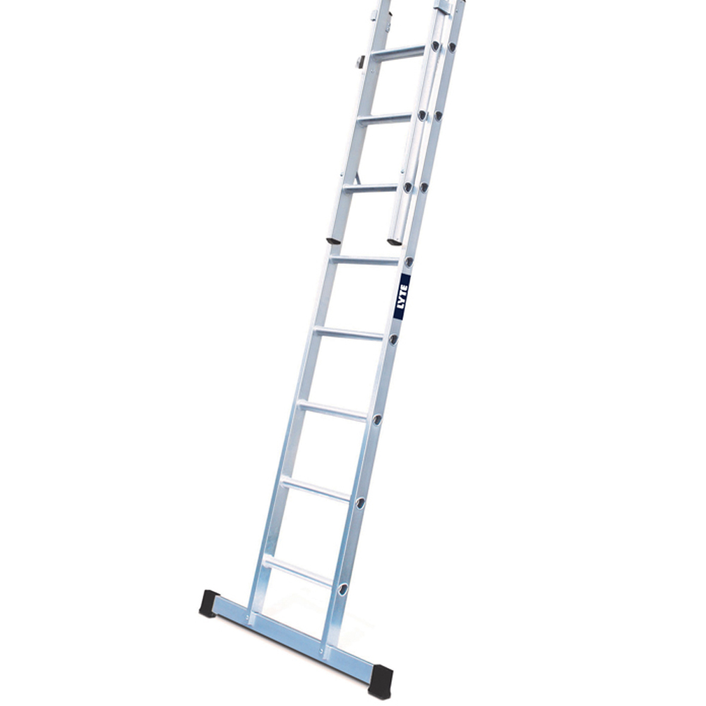 Lyte Ladders & Towers LytePro+ EN131-2 Professional Industrial 2 Section 8 Rung Extension Ladder Image 3