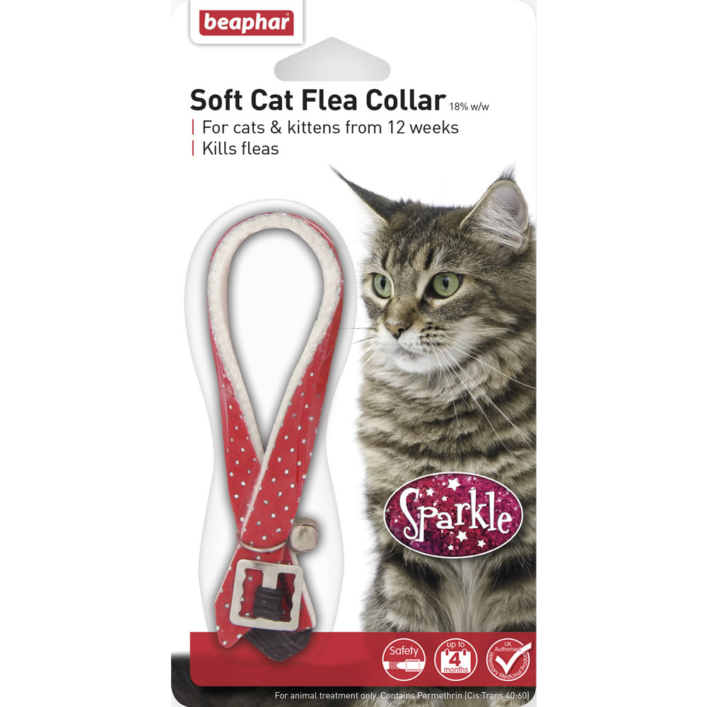 Beaphar Cat Flea Care Collar Assorted Sparkle Designs Wilko