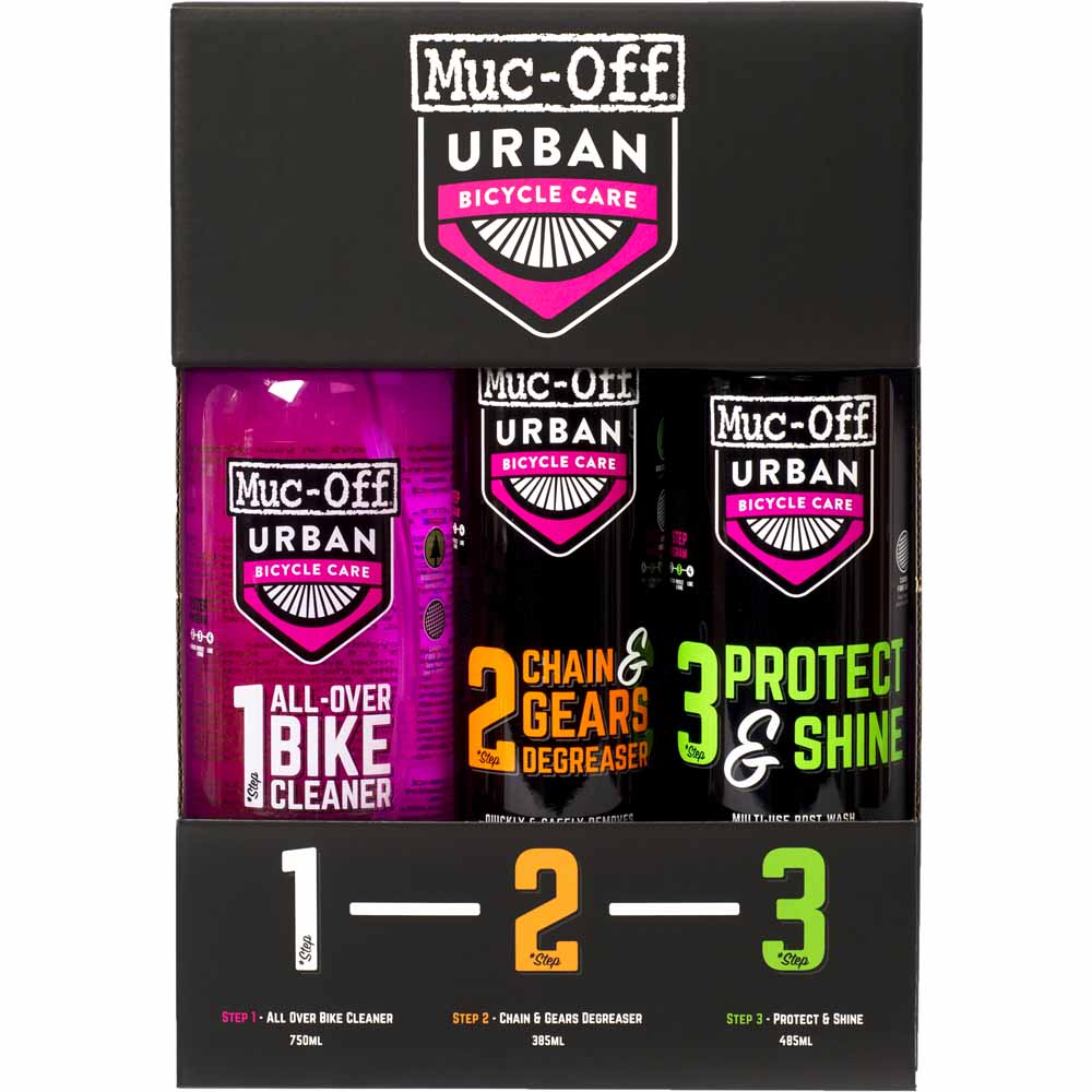 Muc-Off Urban Kit 123 Bike Cleaning Kit Image 1