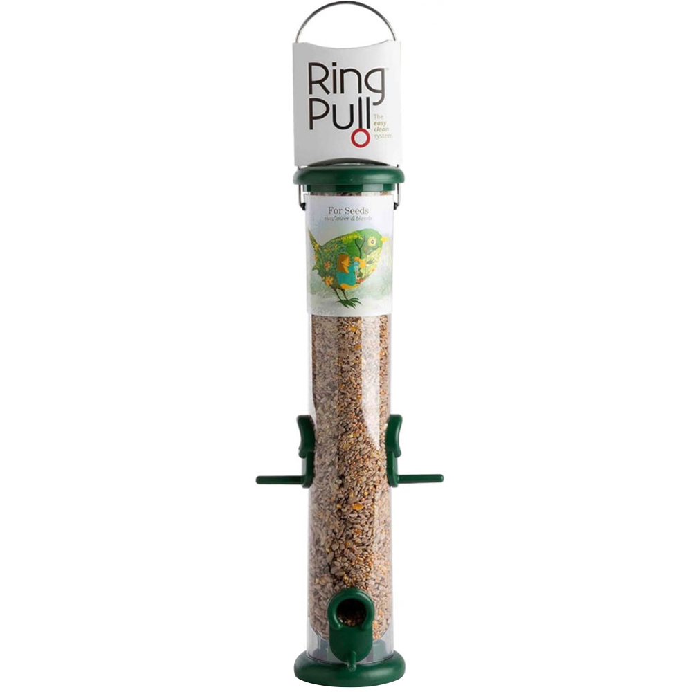 Happy Beaks Jacobi Jayne 4 Port Ring Pull Medium Seed Feeder Image 1