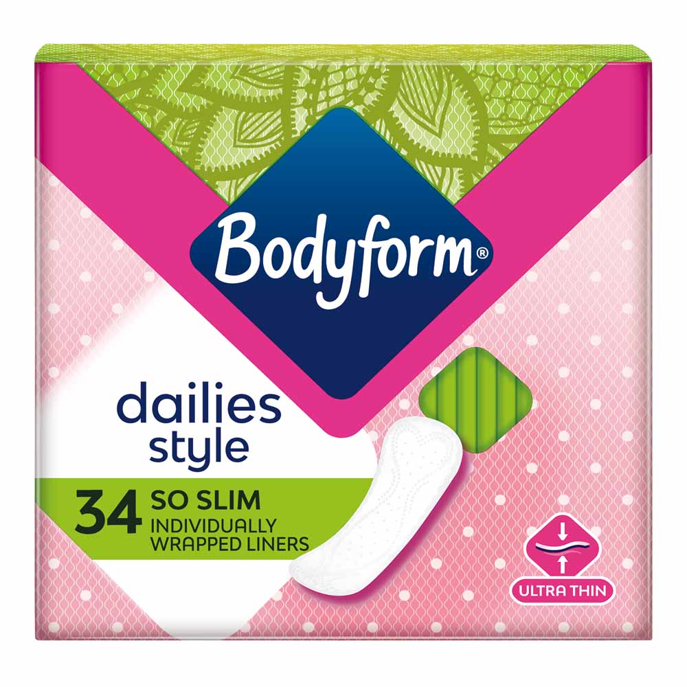 Bodyform Daily Fresh Single Wrapped Pantyliners 34  pack Image 2
