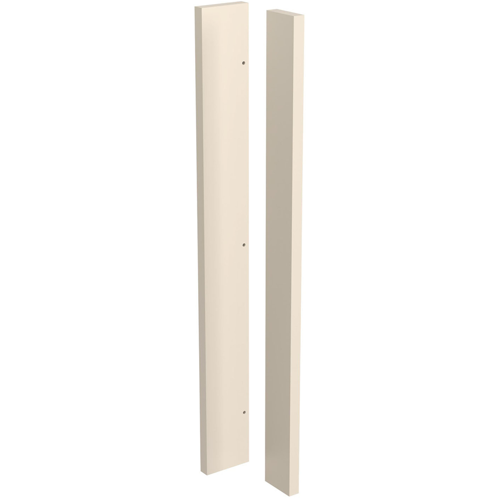 Kitchen Kit J-Pull Gloss Cashmere Corner Post 720 x 80 x 80mm Image 1