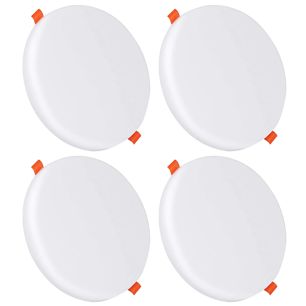 ENER-J 24W 4000K Round Frameless LED Panel Downlight 4 Pack Image 1