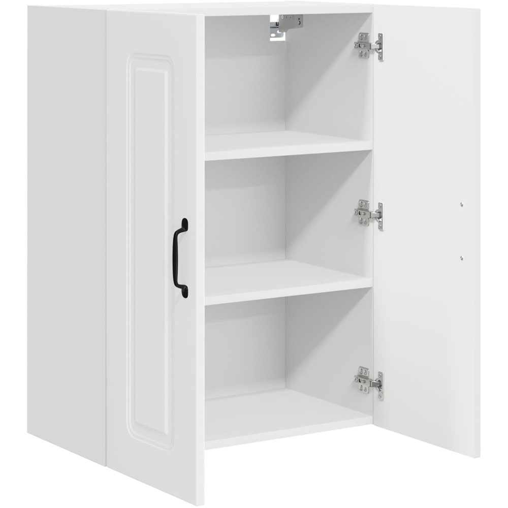 vidaXL Kalmar 2 Door White Wall Kitchen Cabinet Image 5