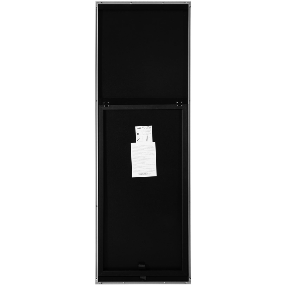 Silver Aluminium Cheval Mirror 170 x 58cm Image 5