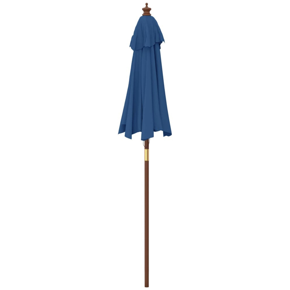 vidaXL Blue Garden Parasol 2.3 x 1.9m Image 4