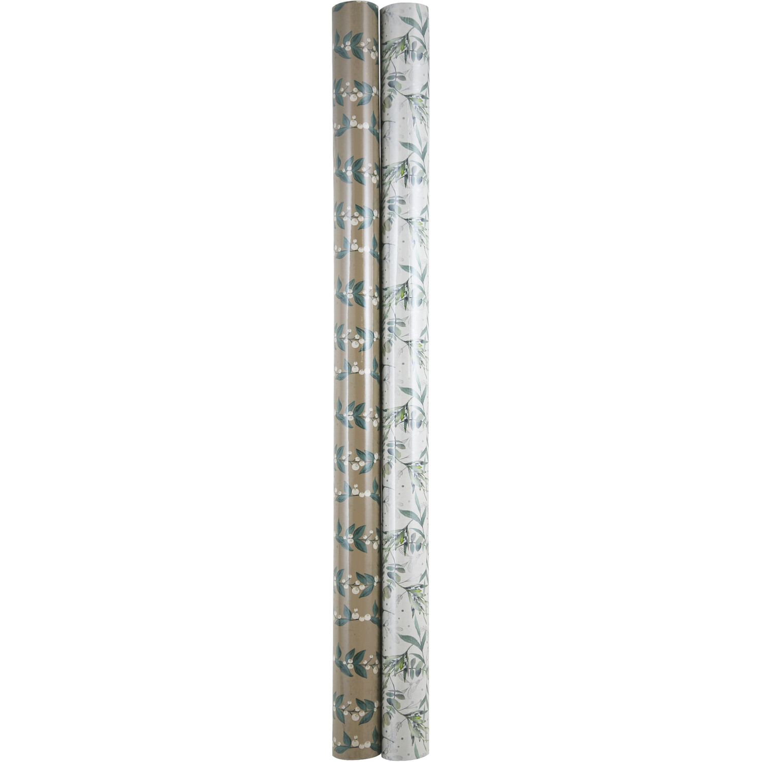 Natural Foliage Gift Wrap 4m Image 1
