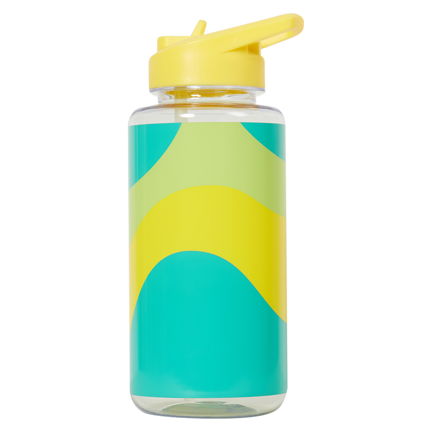 Bold Wave Teal Water Bottle - Teal Image 3