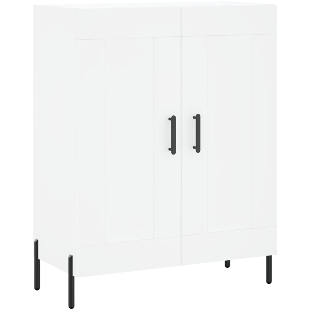 vidaXL 4 Door 3 Shelf White Highboard Image 7