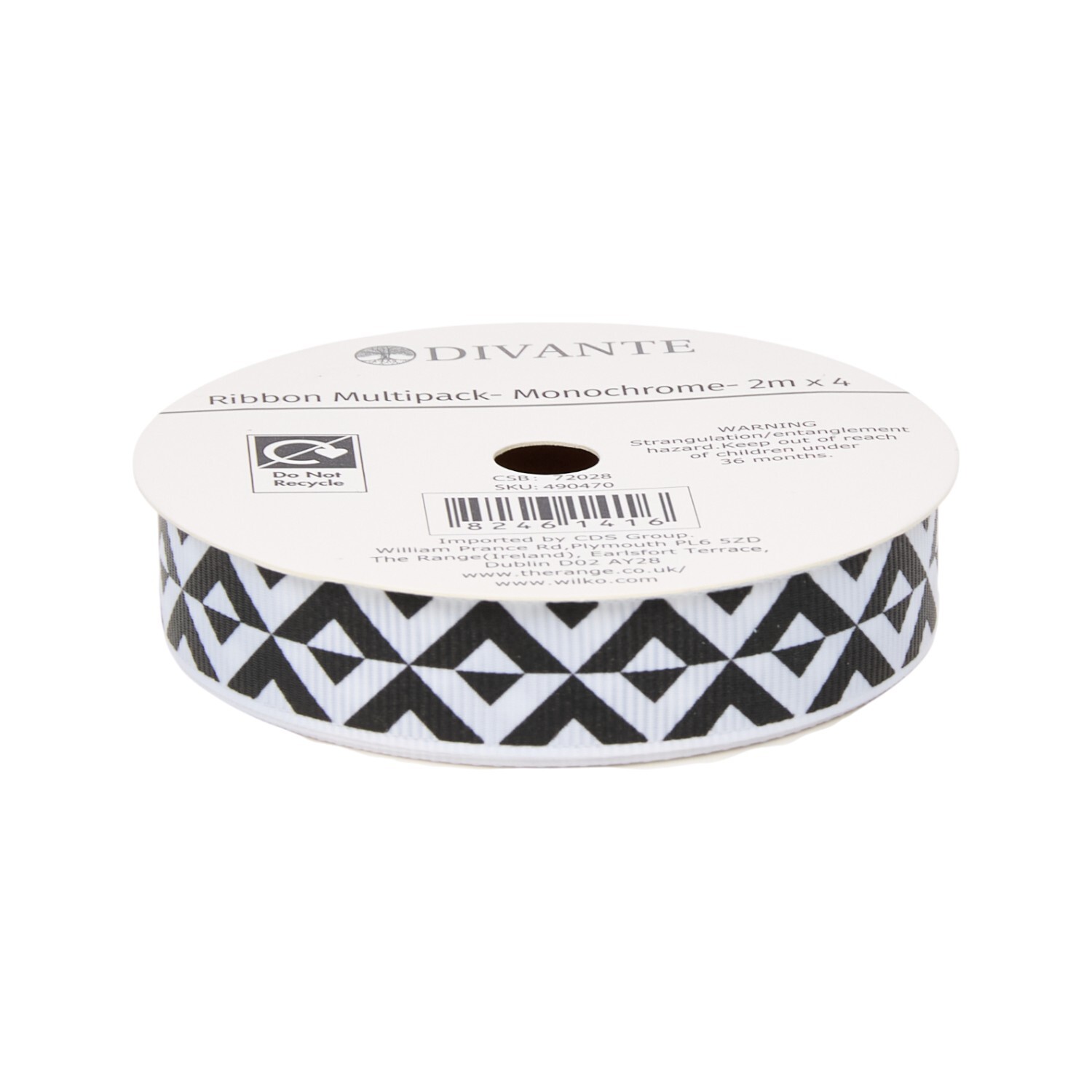 Pack of 4 Monochrome Ribbons Image 4