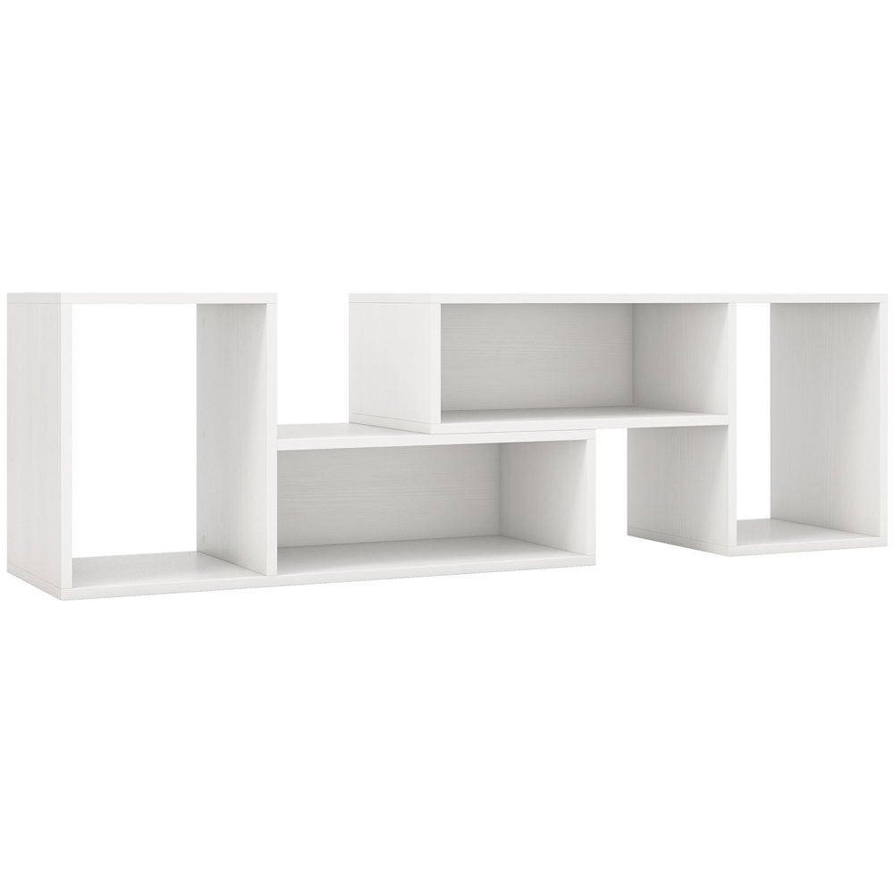 Costway 2 Piece White Modern Multifunctional Console TV Unit Image 2
