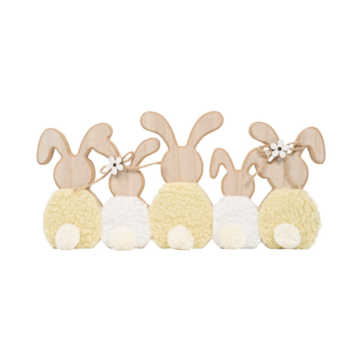 Wooden Rabbits Ornament Image 9