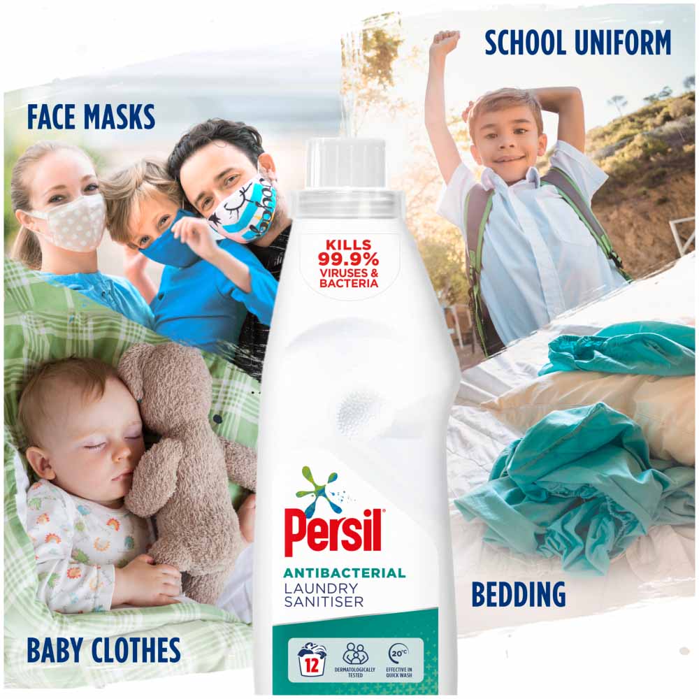 Persil Antibacterial Laundry Sanitiser 1.2L 12 Washes Image 5