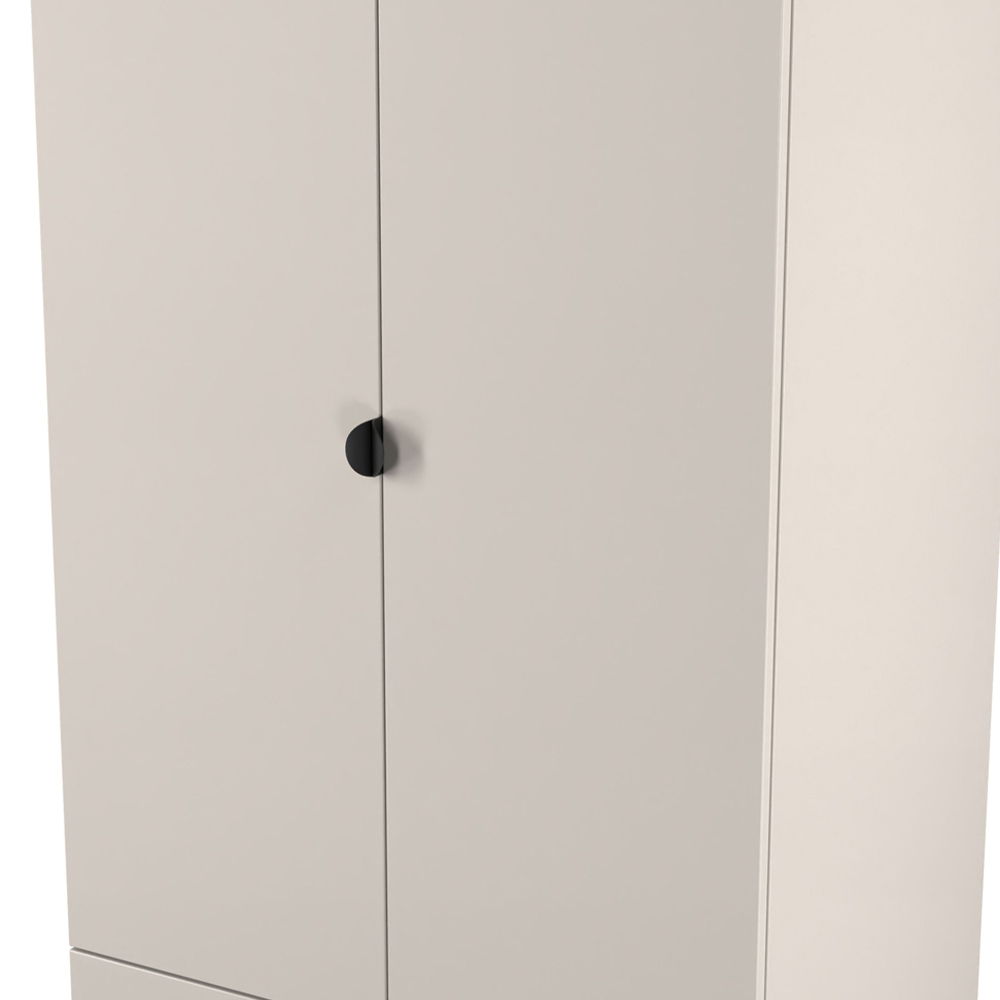 Crowndale Bora 2 Door 2 Drawer Kashmir Matt Tall Double Wardrobe Image 7