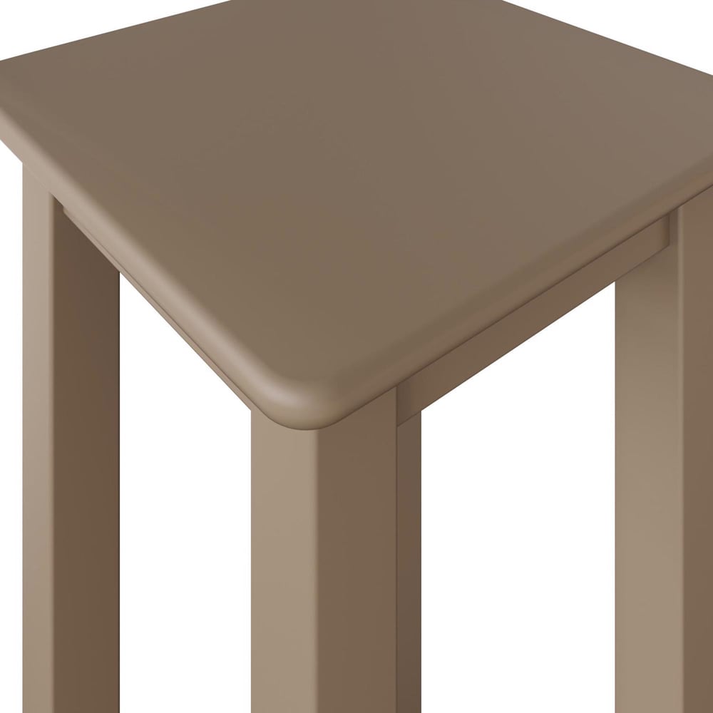 FWStyle Palma Putty Ready Assembled Side Lamp Table Image 5