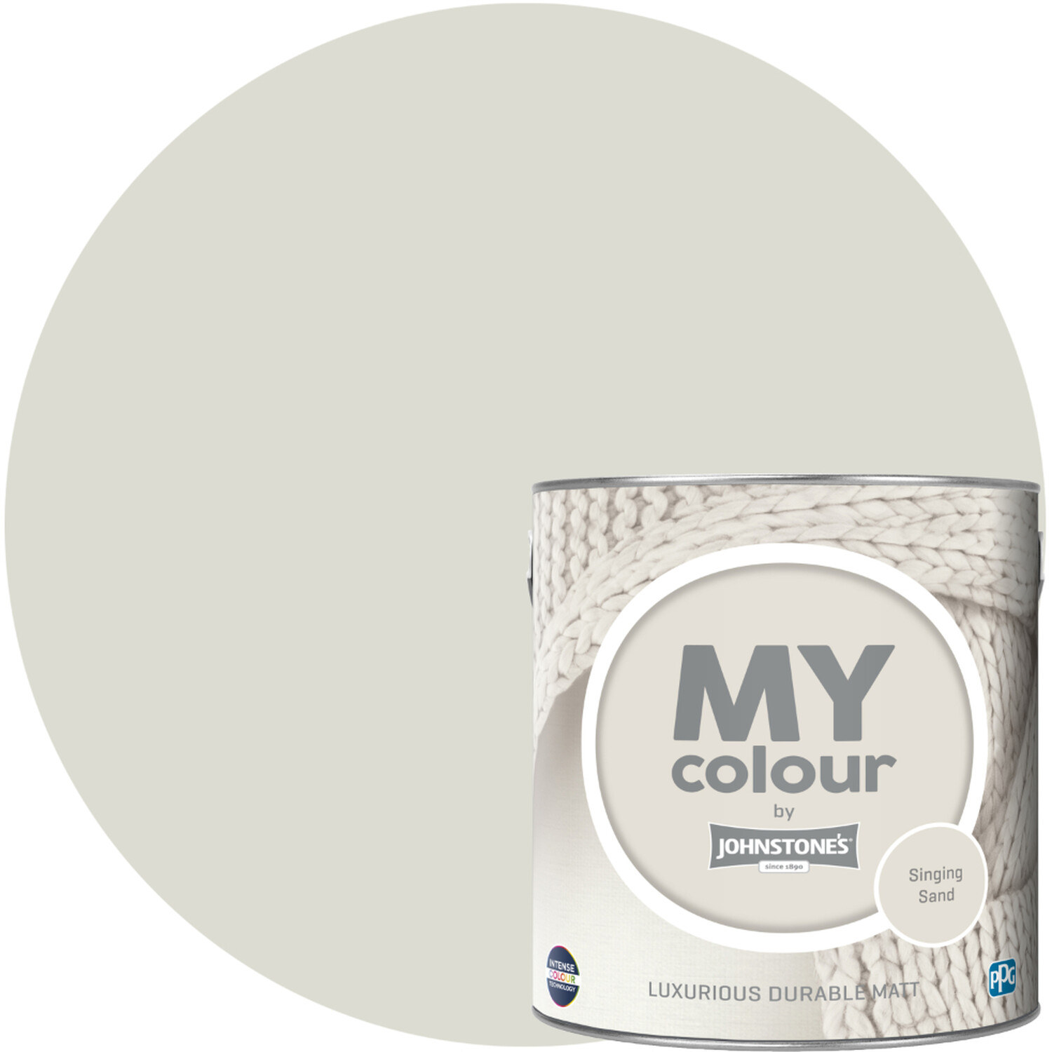 Johnstone's MY Colour Luxurious Durable Matt Paint Singing Sand Image 1
