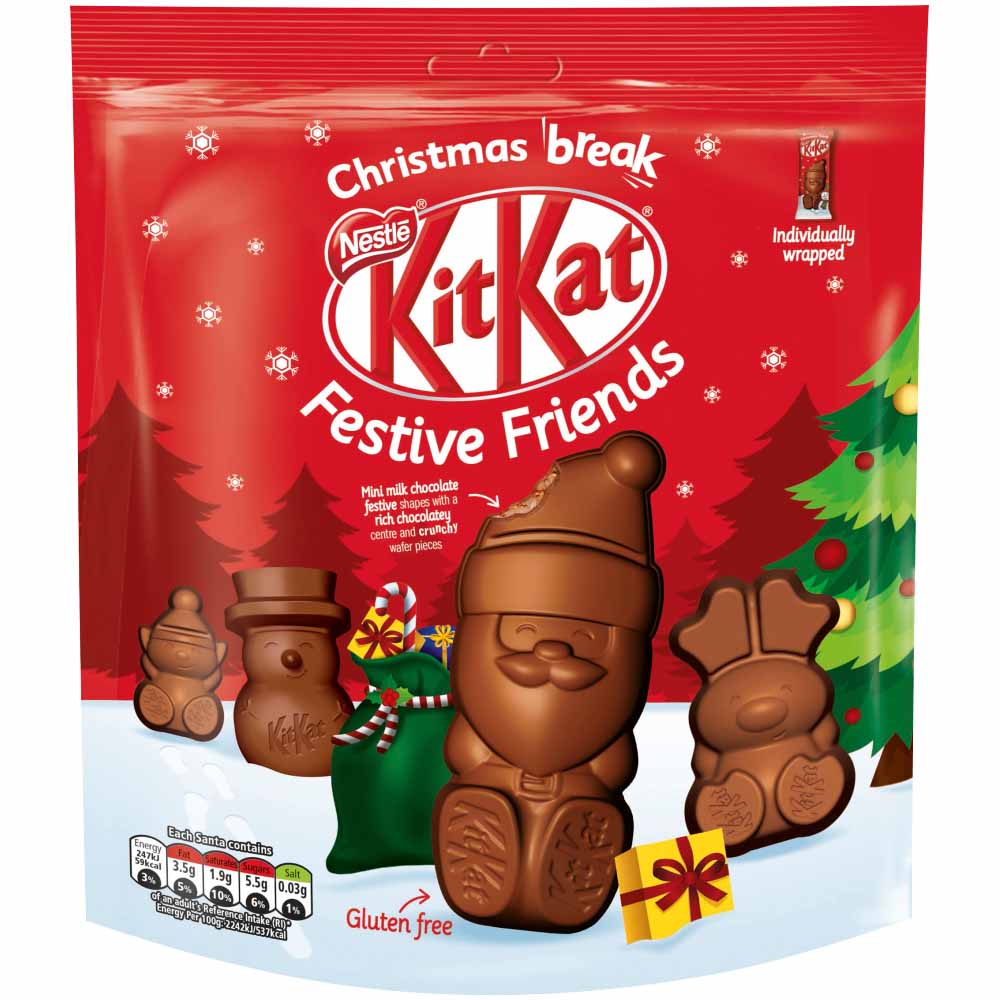 Kit Kat Santa Milk Chocolate Pouch 220g Image